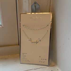 A New Day Silver Necklace Duo